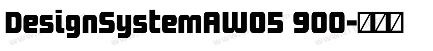 DesignSystemAW05 900字体转换
